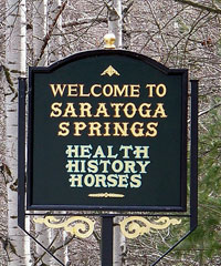 Saratoga Springs Sign